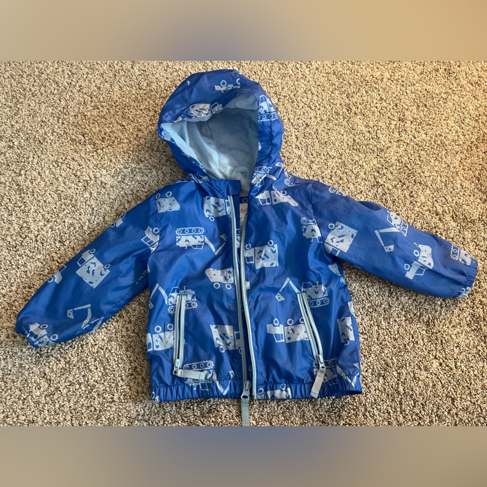 Cat & Jack Light Blue Kids' Windbreaker Jacket